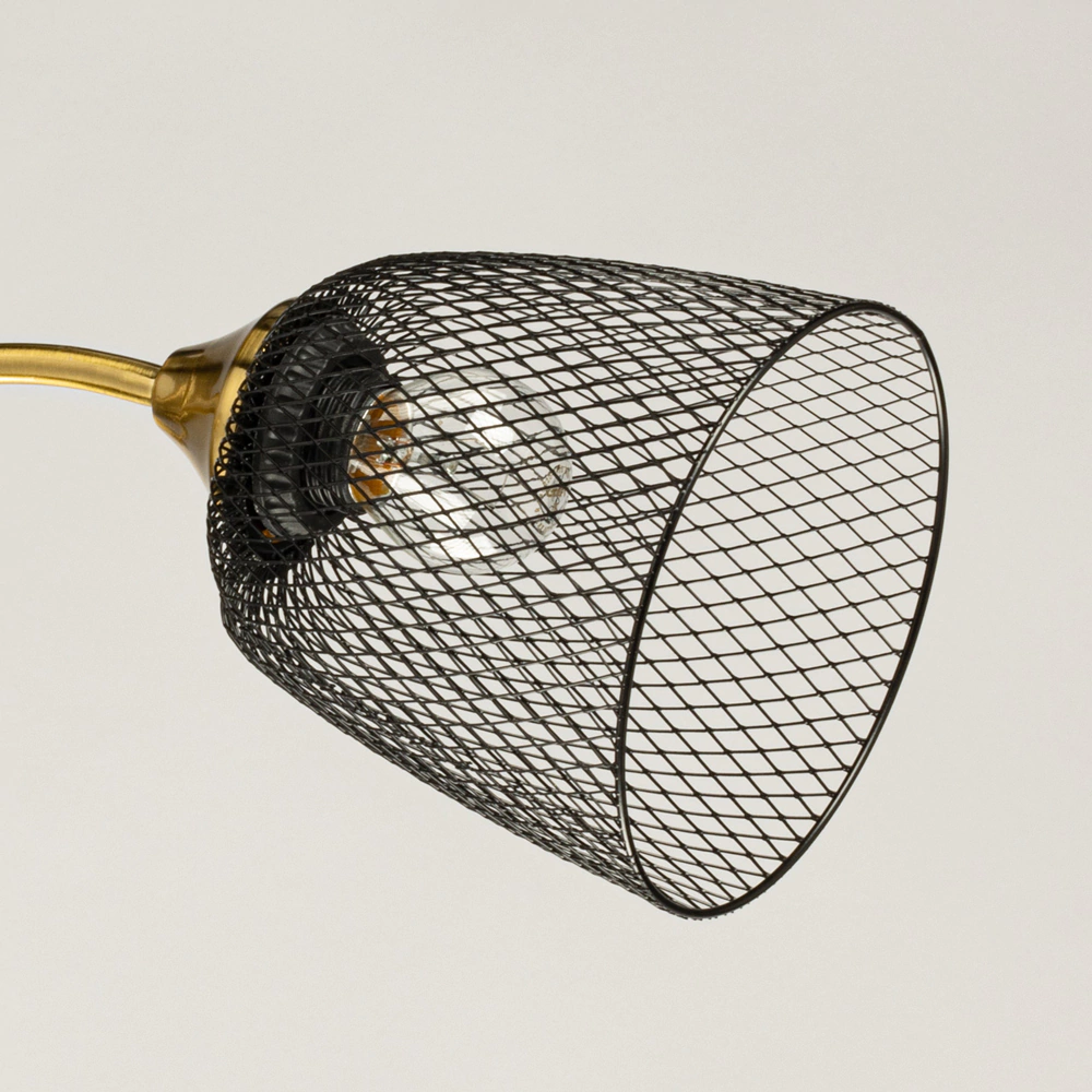 Люстра потолочная 3х60 Вт Е27 черный De City Вита