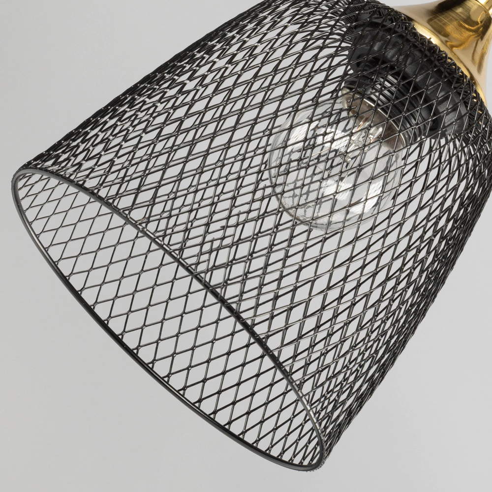 Люстра потолочная 3х60 Вт Е27 черный De City Вита