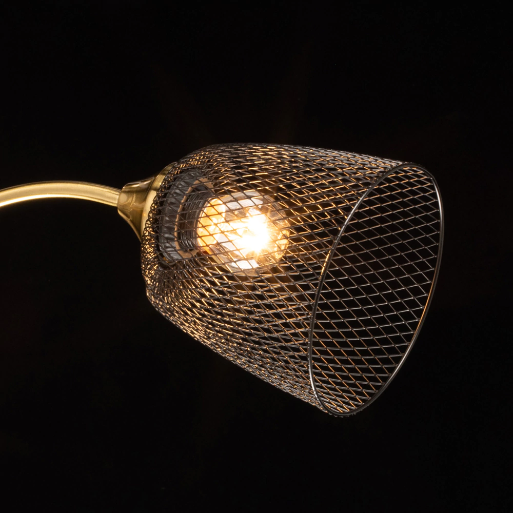 Люстра потолочная 3х60 Вт Е27 черный De City Вита