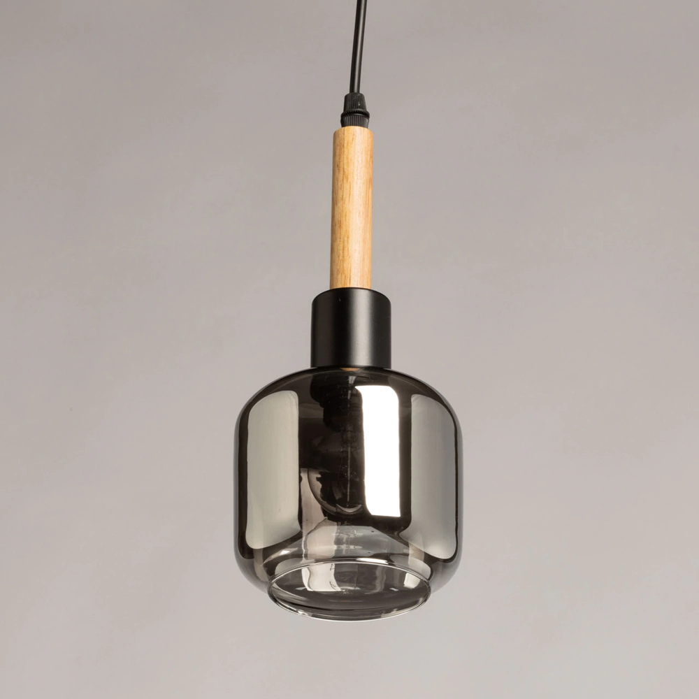 Светильник подвесной 3х60 Вт Е14 черный De City Дэла