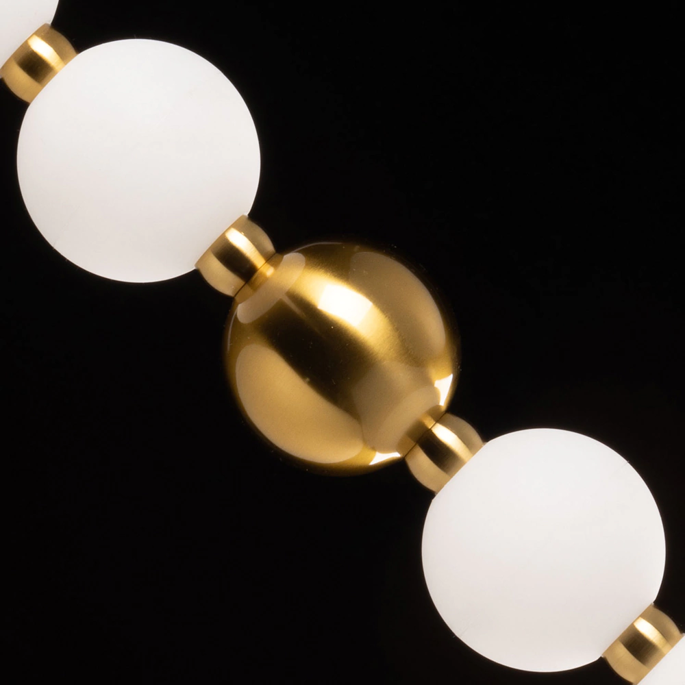 Светильник подвесной LED 11 Вт 4000 К золото De City Мадлен