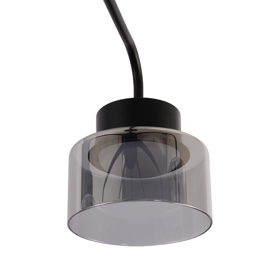 Люстра потолочная 8х15 Вт GX53 (LED) черный Rivoli Марко