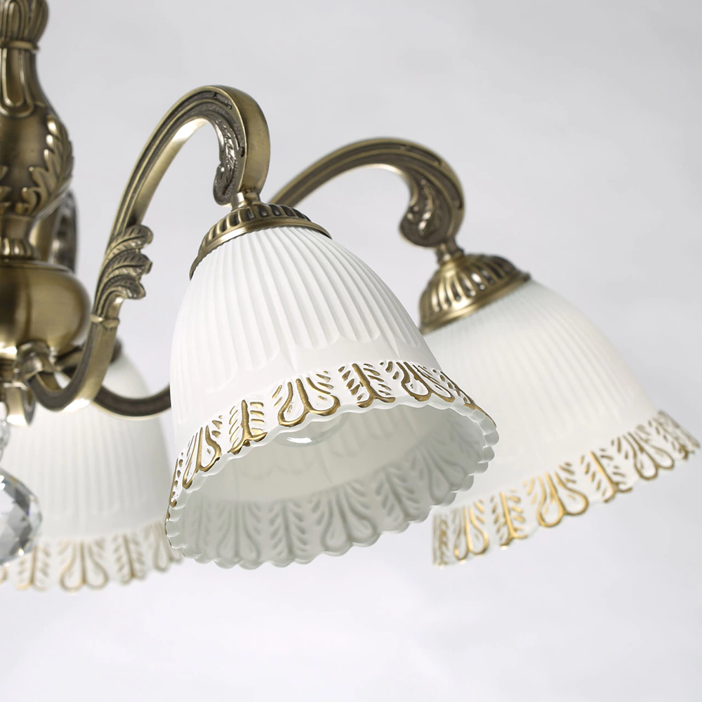 Люстра потолочная 5х40 Вт Е27 античная бронза De City Ариадна