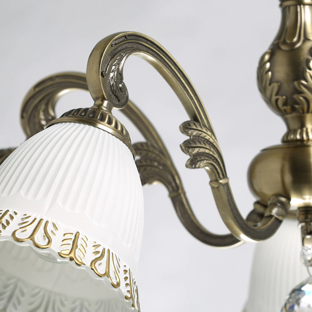 Люстра потолочная 5х40 Вт Е27 античная бронза De City Ариадна