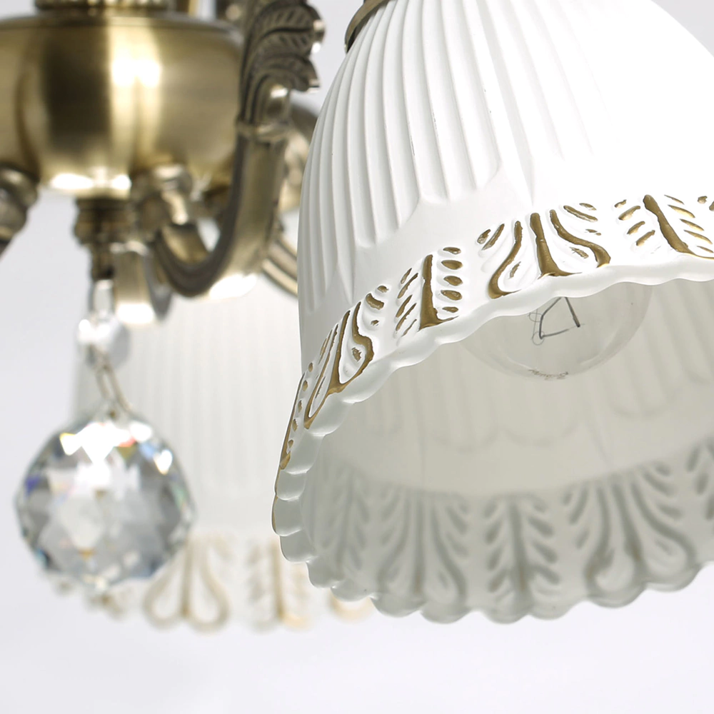 Люстра потолочная 5х40 Вт Е27 античная бронза De City Ариадна