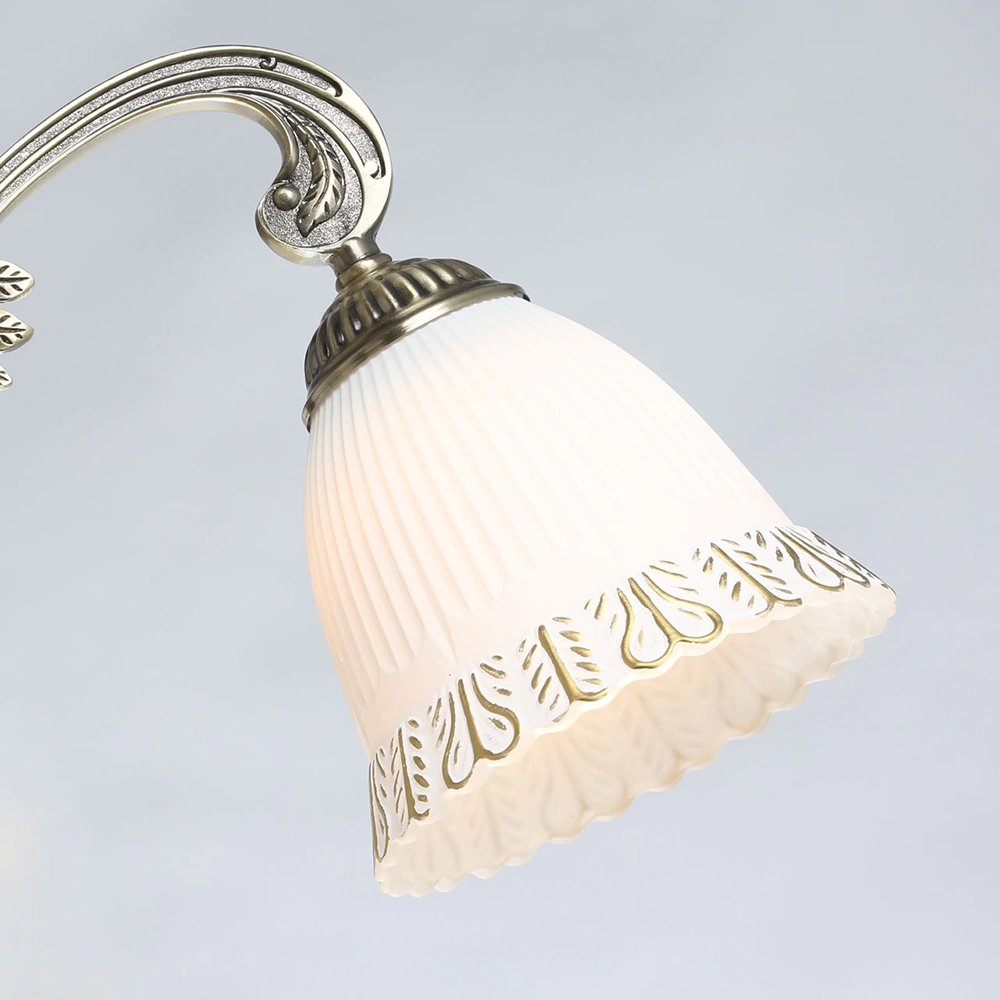 Люстра потолочная 5х40 Вт Е27 античная бронза De City Ариадна