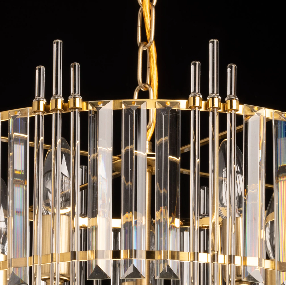 Люстра подвесная 5х60 Вт Е14 бронза De City Арман