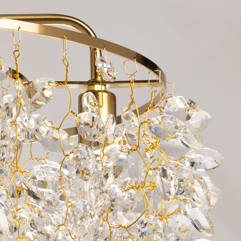 Люстра потолочная 6х40 Вт Е14 бронза De City Лайма