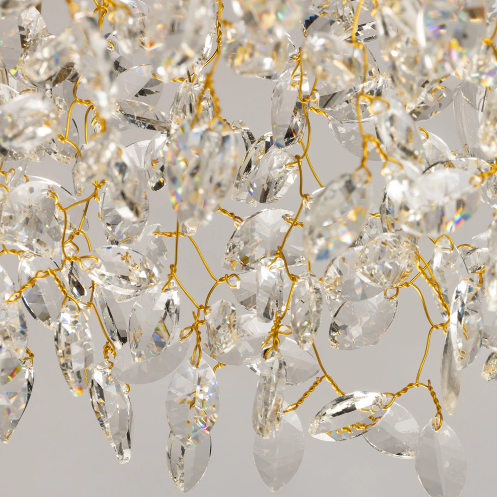 Люстра потолочная 6х40 Вт Е14 бронза De City Лайма