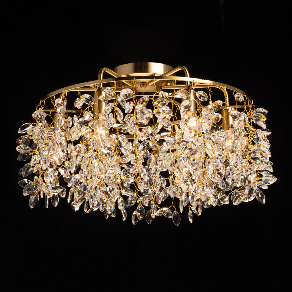 Люстра потолочная 6х40 Вт Е14 бронза De City Лайма