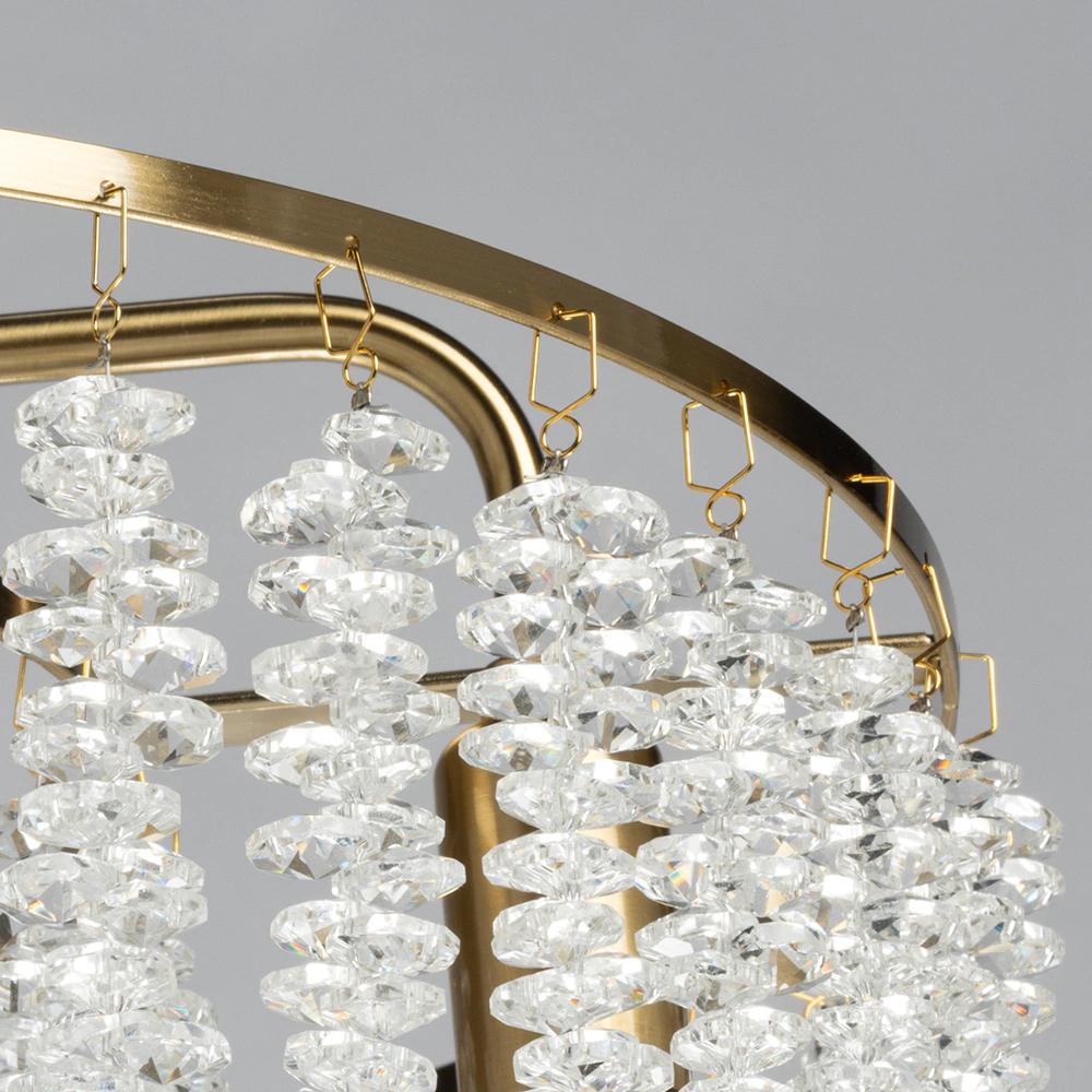 Люстра потолочная 6х40 Вт Е14 бронза De City Лайма