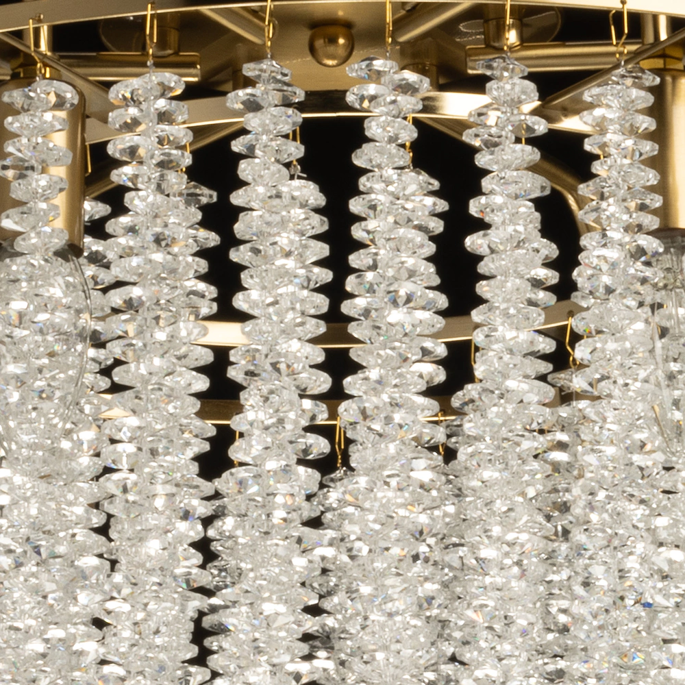 Люстра потолочная 6х40 Вт Е14 бронза De City Лайма