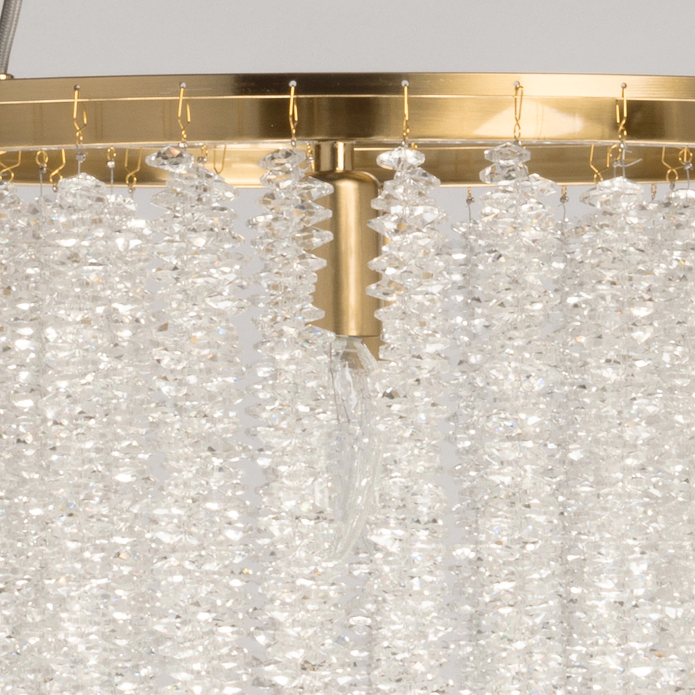 Люстра подвесная 6х40 Вт Е14 бронза De City Лайма