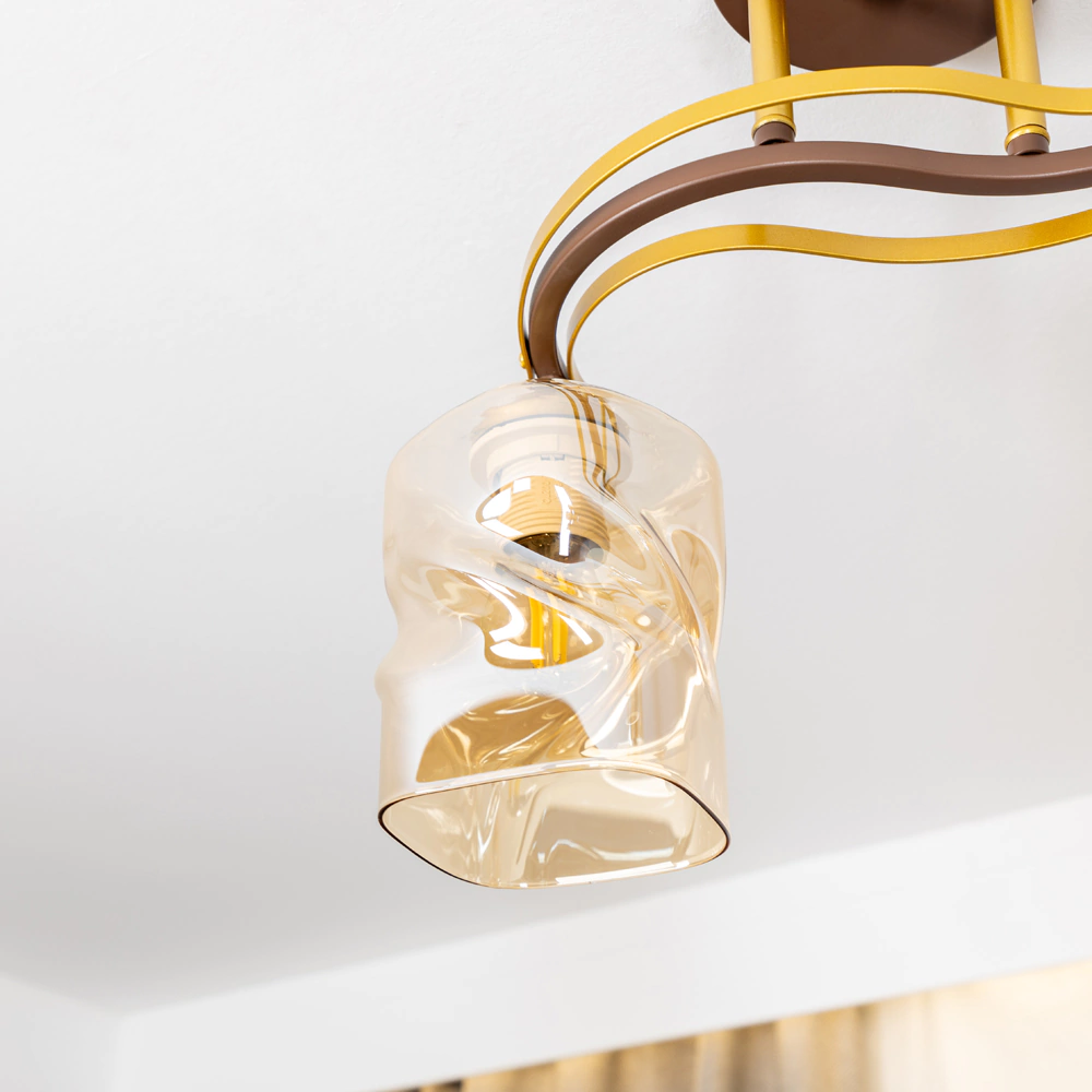 Люстра потолочная NEODECO Брилло 2х60 Вт Е27