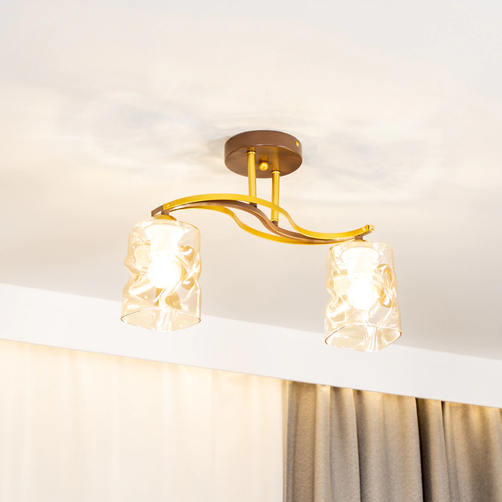 Люстра потолочная NEODECO Брилло 2х60 Вт Е27