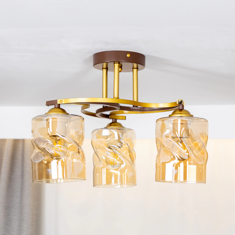 Люстра потолочная NEODECO Брилло 3х60 Вт Е27