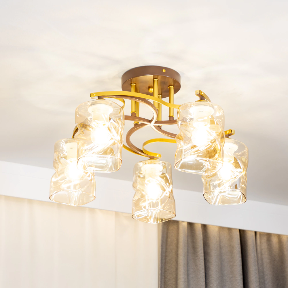 Люстра потолочная NEODECO Брилло 5х60 Вт Е27