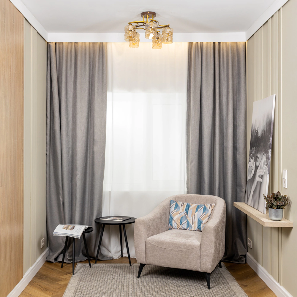 Люстра потолочная NEODECO Брилло 5х60 Вт Е27