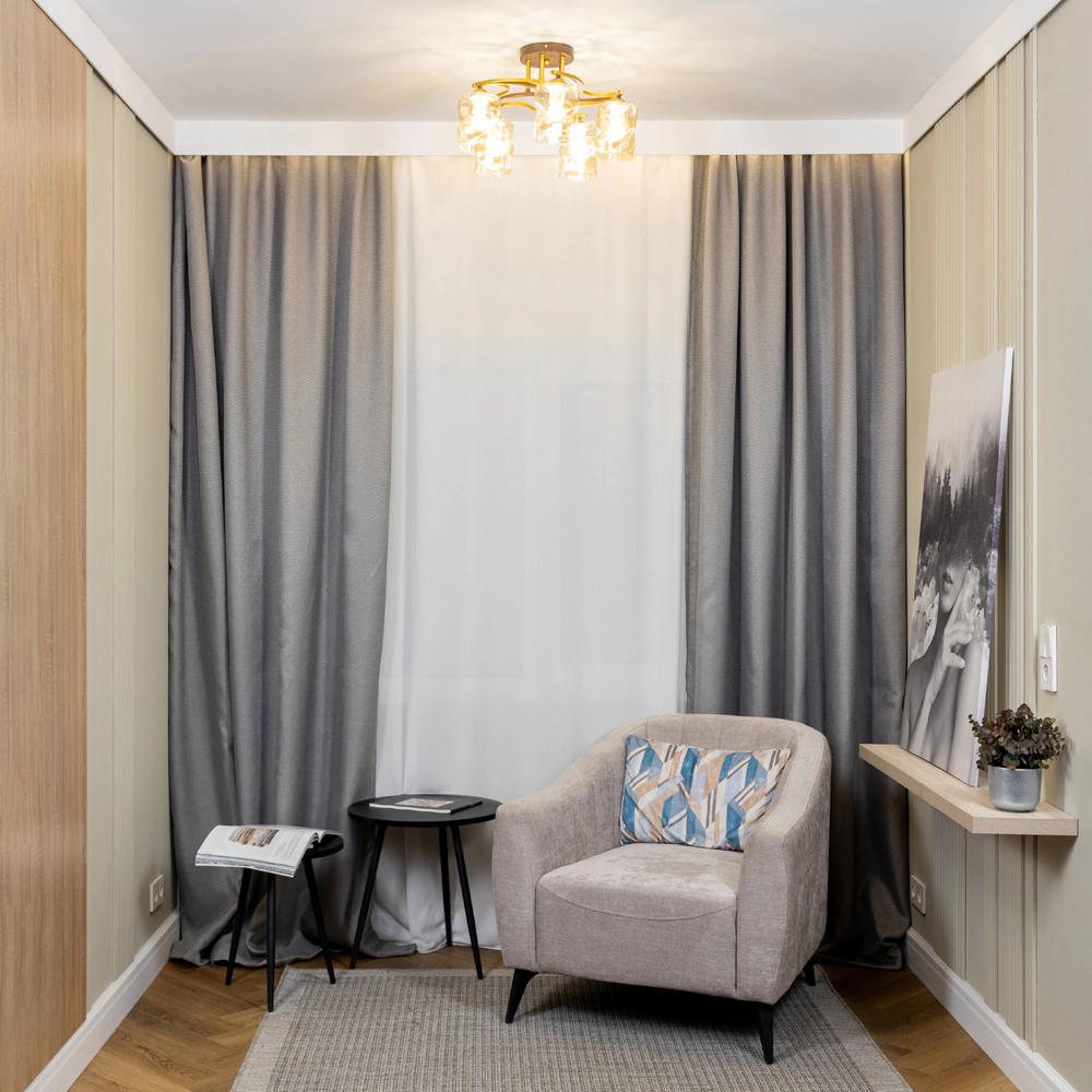 Люстра потолочная NEODECO Брилло 5х60 Вт Е27