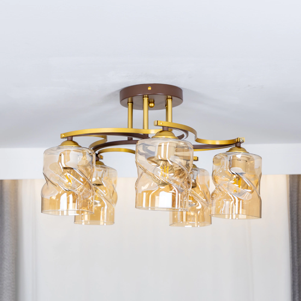 Люстра потолочная NEODECO Брилло 5х60 Вт Е27