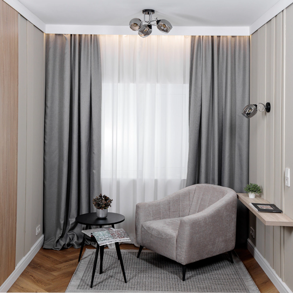 Люстра потолочная NEODECO Бальтазар 3х60 Вт Е27 черный