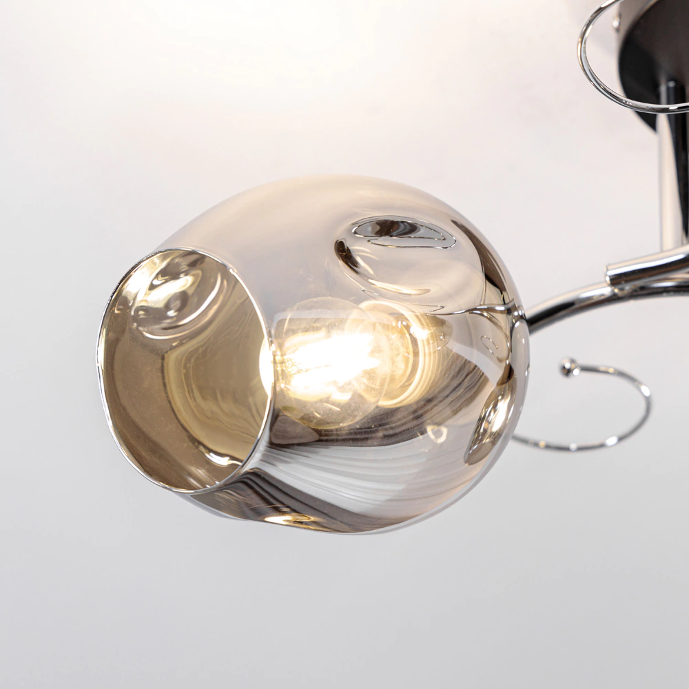 Люстра потолочная NEODECO Бальтазар 5х60 Вт Е27 черный