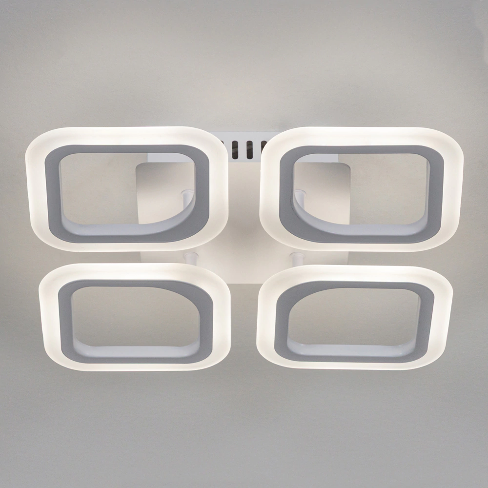 Люстра потолочная NEODECO Долорес 64 Вт LED с пультом ДУ
