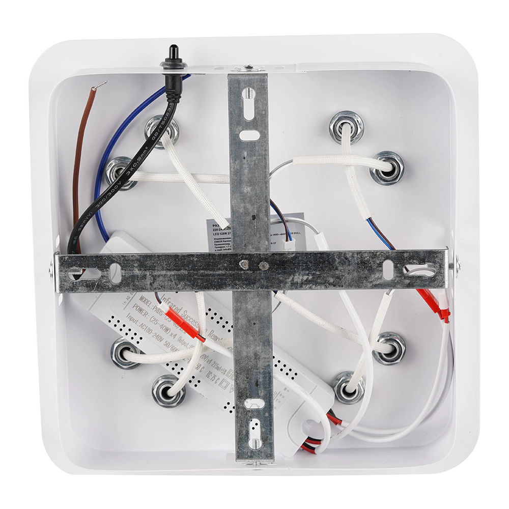 Люстра потолочная NEODECO Беатрис 128 Вт LED с пультом ДУ