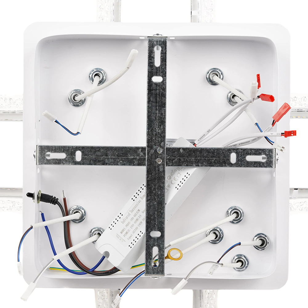 Люстра потолочная NEODECO Беатрис 160 Вт LED с пультом ДУ