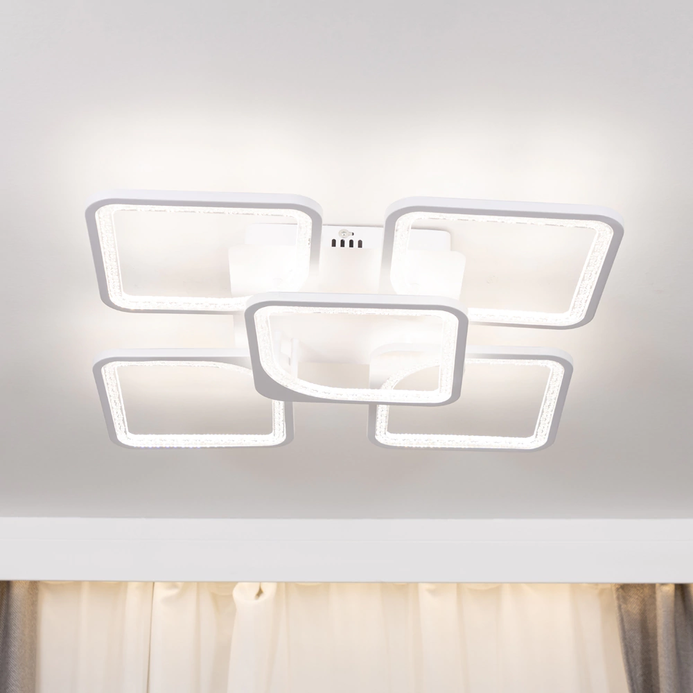 Люстра потолочная NEODECO Беатрис 160 Вт LED с пультом ДУ