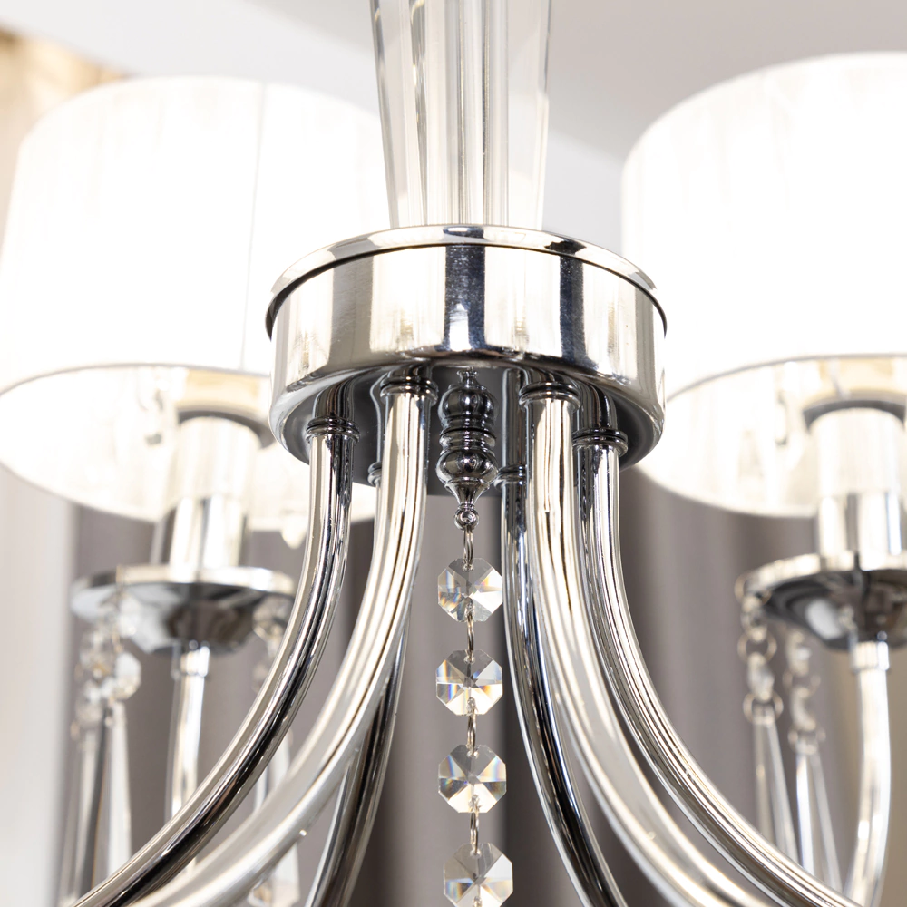 Люстра 6х40 Вт Е14 хром NEODECO Графиня