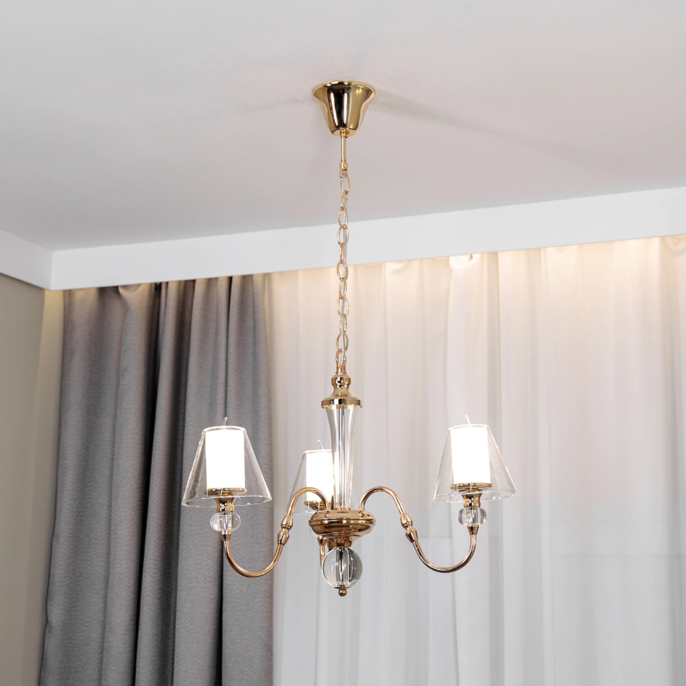 Люстра 3х40 Вт Е14 NEODECO Кронпринц