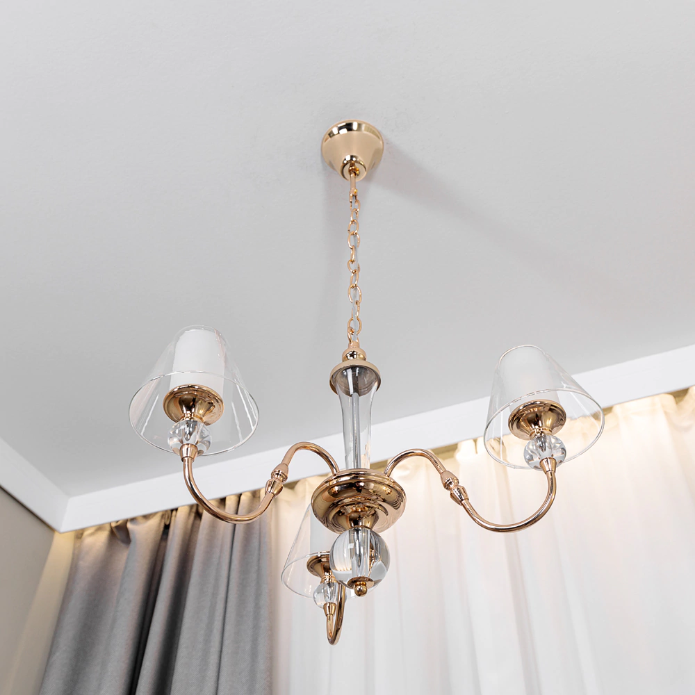 Люстра 3х40 Вт Е14 NEODECO Кронпринц