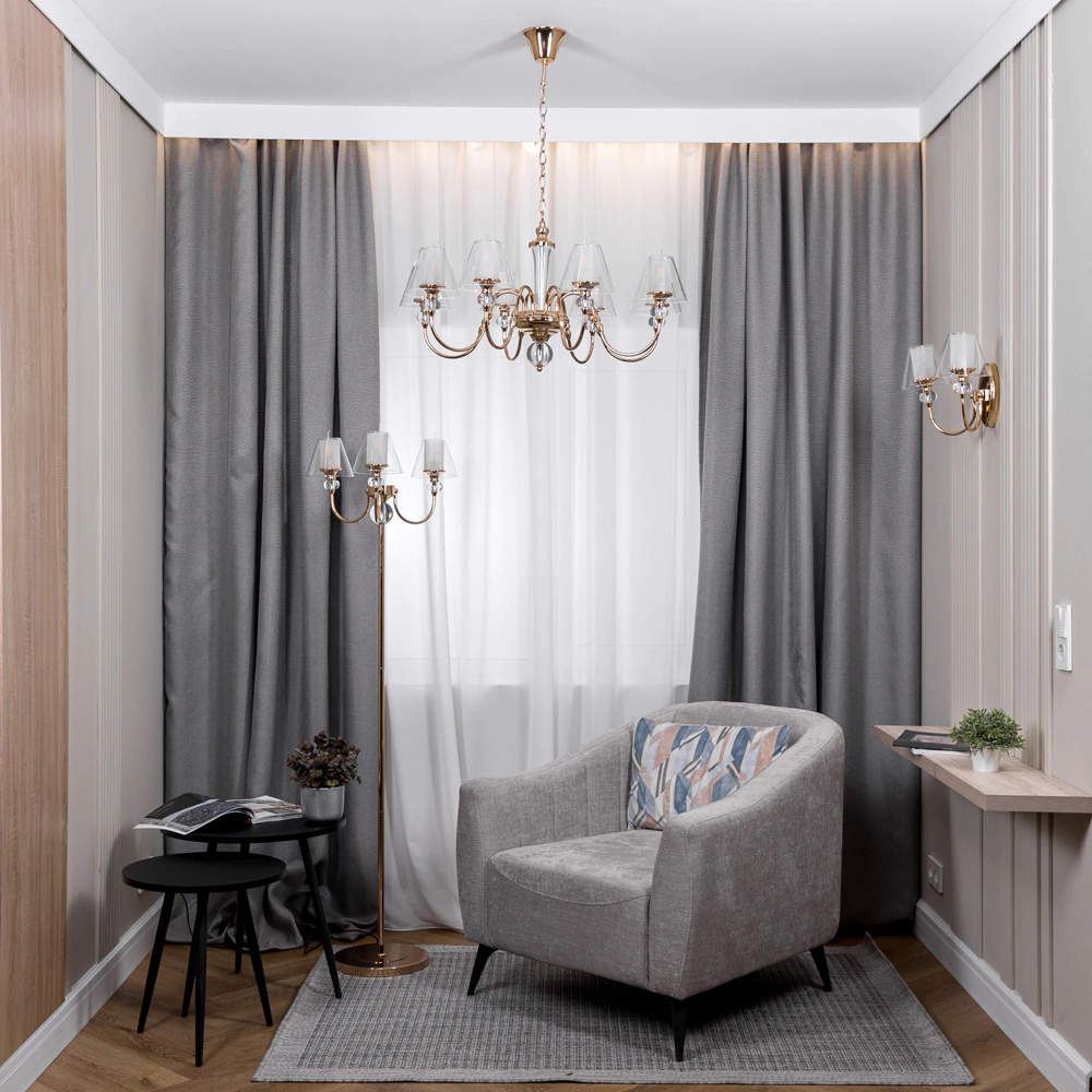 Люстра 8х40 Вт Е14 NEODECO Кронпринц