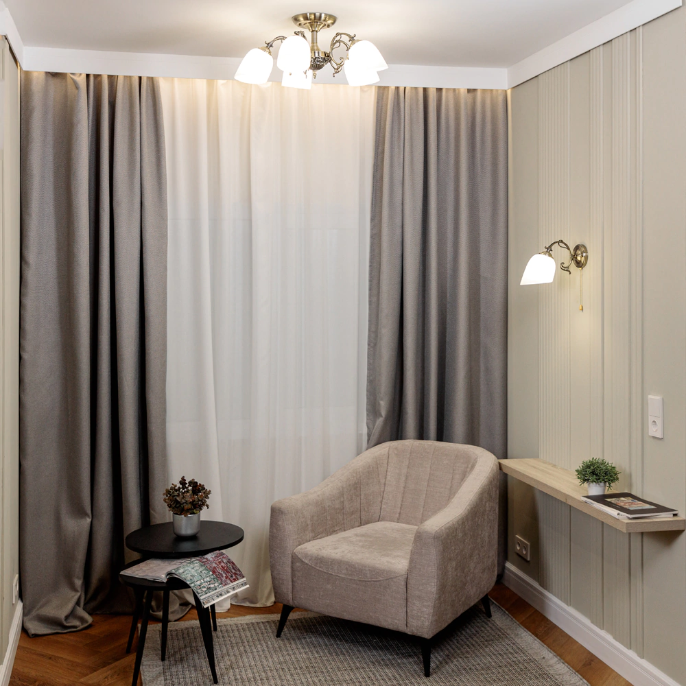 Люстра потолочная NEODECO Артемида 5х40 Вт Е14 бронза