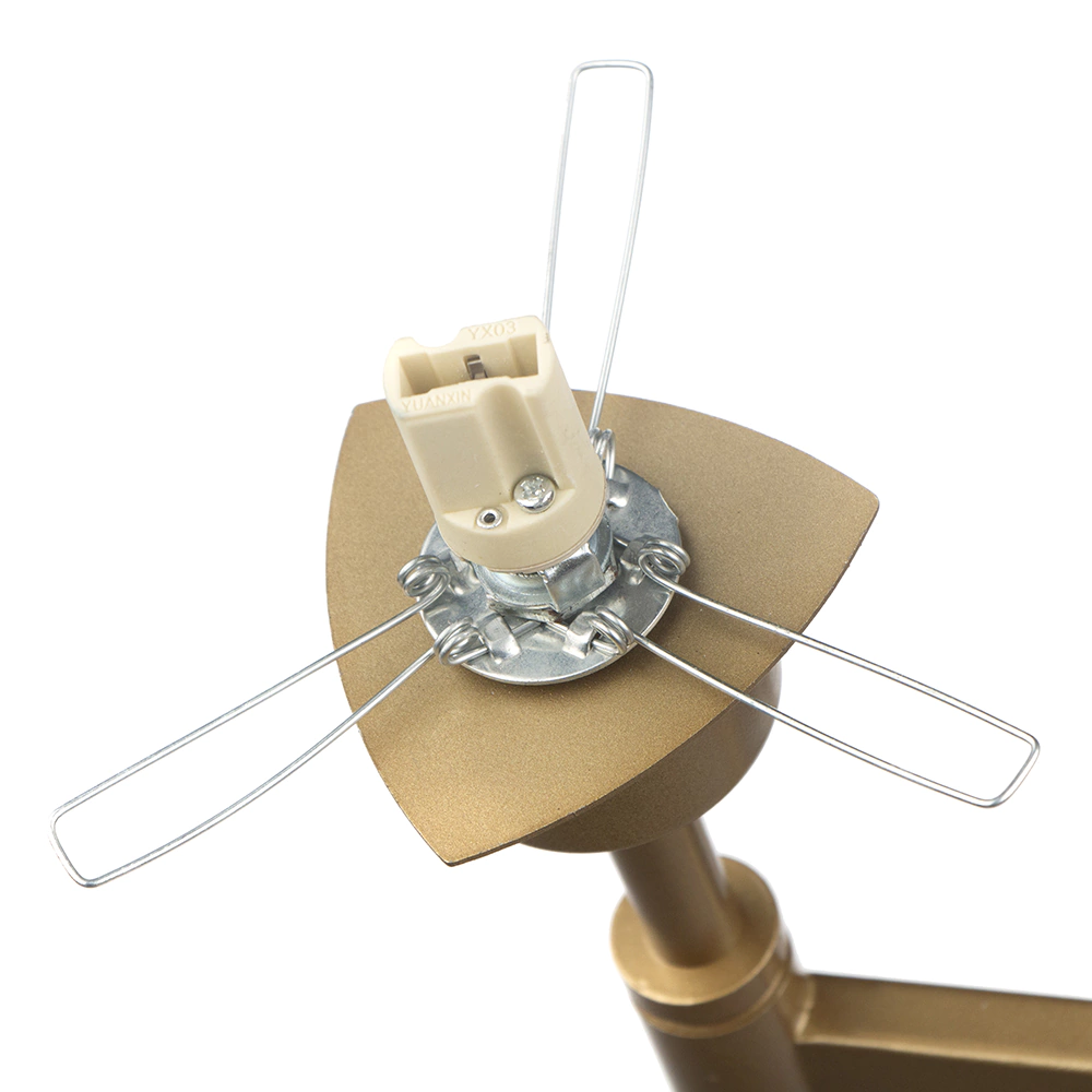 Люстра NEODECO Торч 8х40 Вт G9 золото