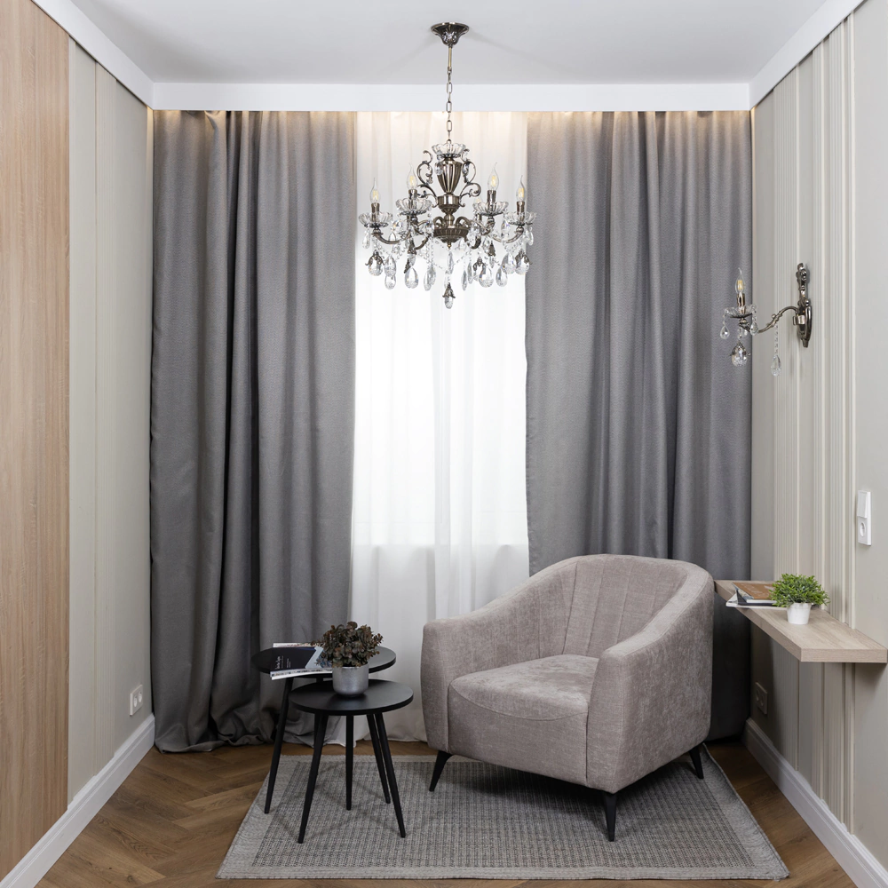 Люстра 6х40 Вт Е14 бронза NEODECO Корнелия