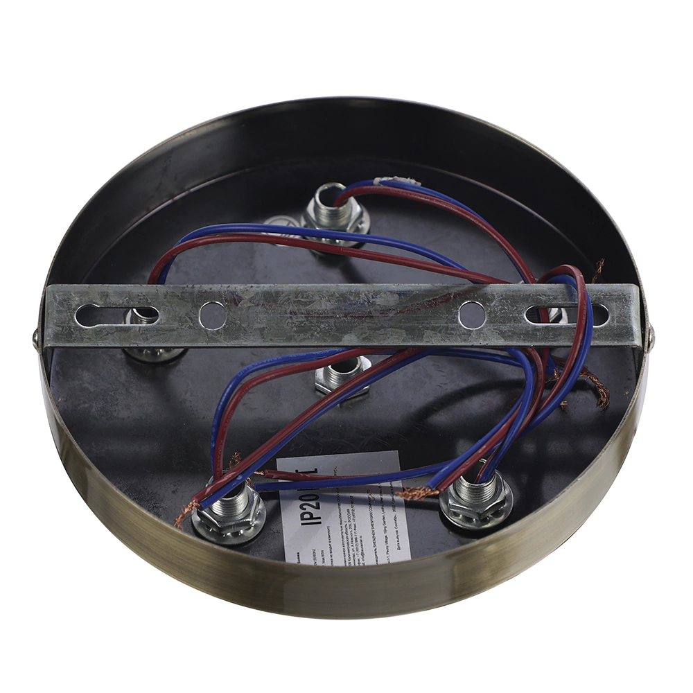 Люстра потолочная NEODECO Боянка 5х60 Вт Е27 бронза