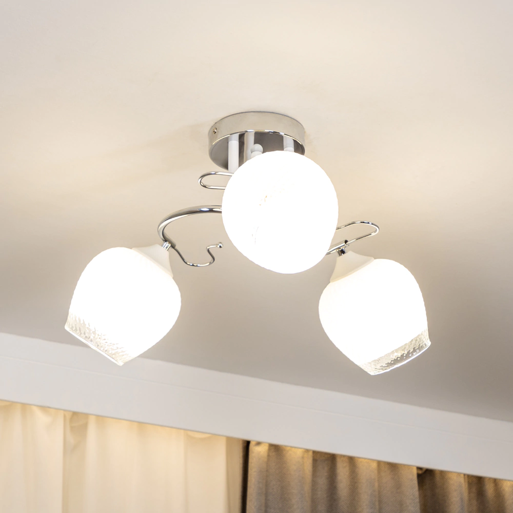 Люстра потолочная NEODECO Симона 3х60 Вт Е27