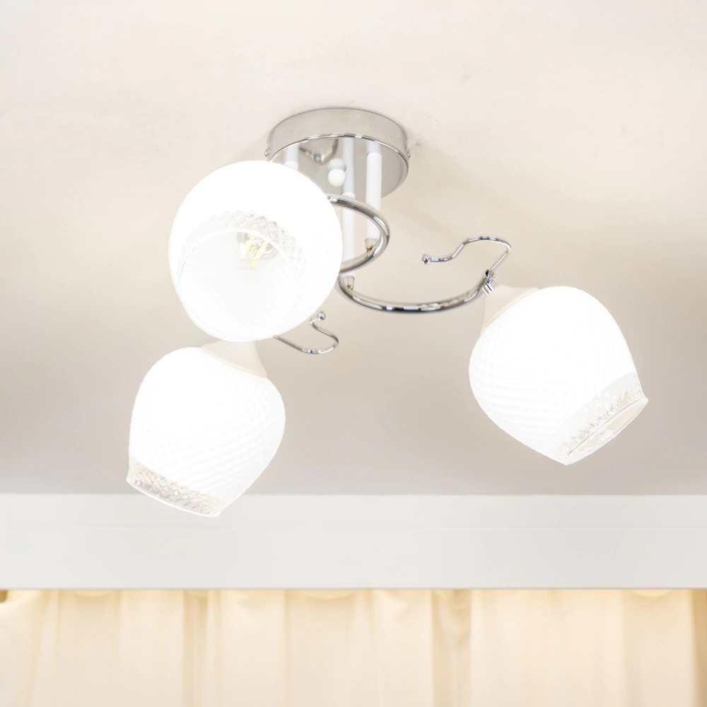Люстра потолочная NEODECO Симона 3х60 Вт Е27