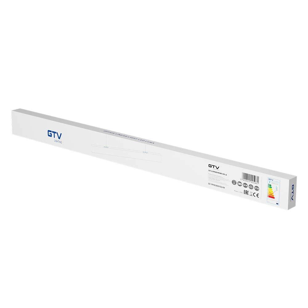 Светильник потолочный GTV Луна 40 Вт LED 4000 K белый