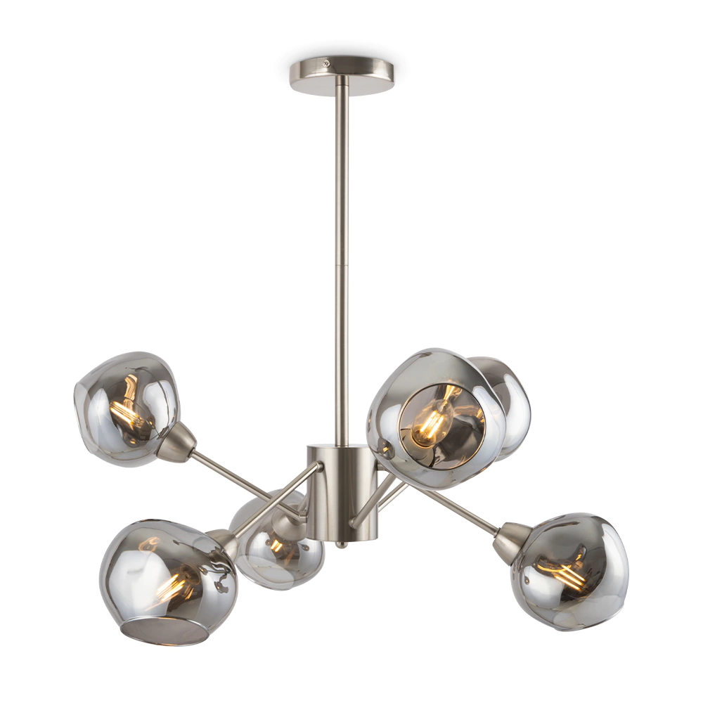 Люстра потолочная FREYA Розалия 6х60 Вт Е14