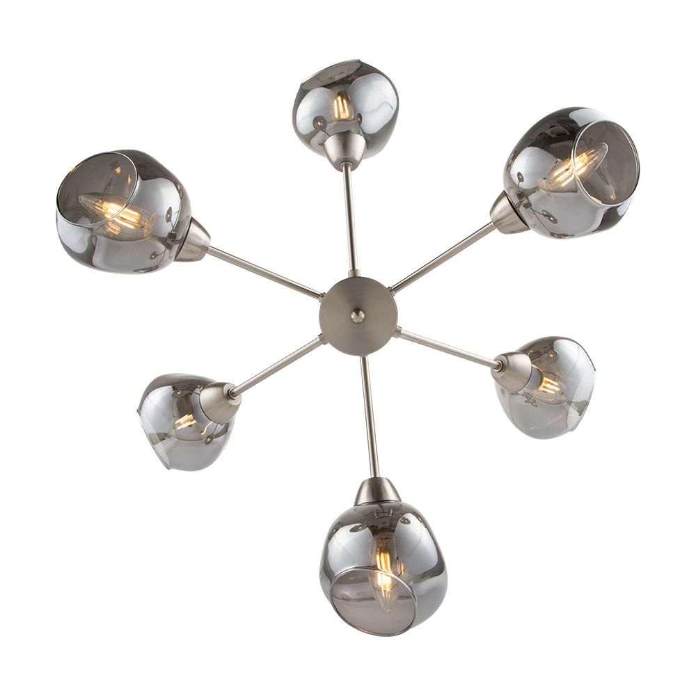 Люстра потолочная FREYA Розалия 6х60 Вт Е14