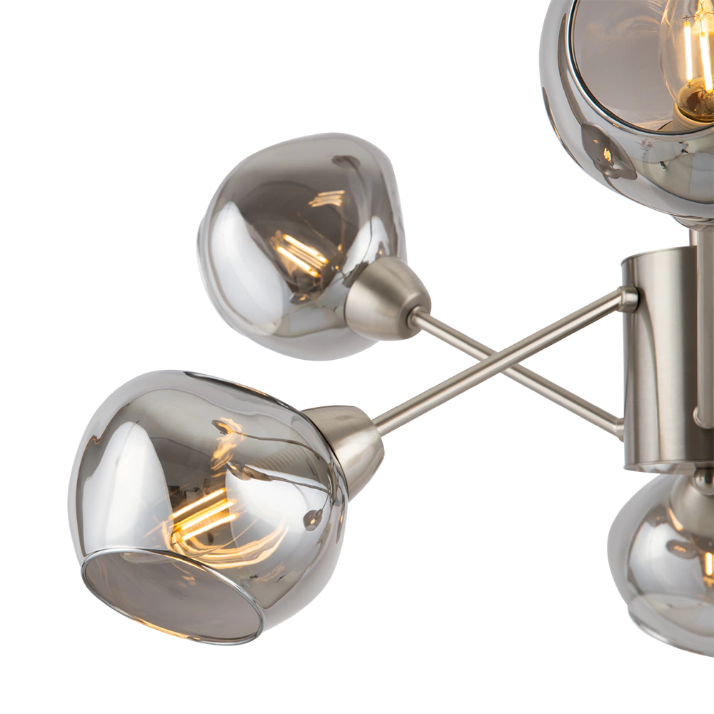 Люстра потолочная FREYA Розалия 6х60 Вт Е14