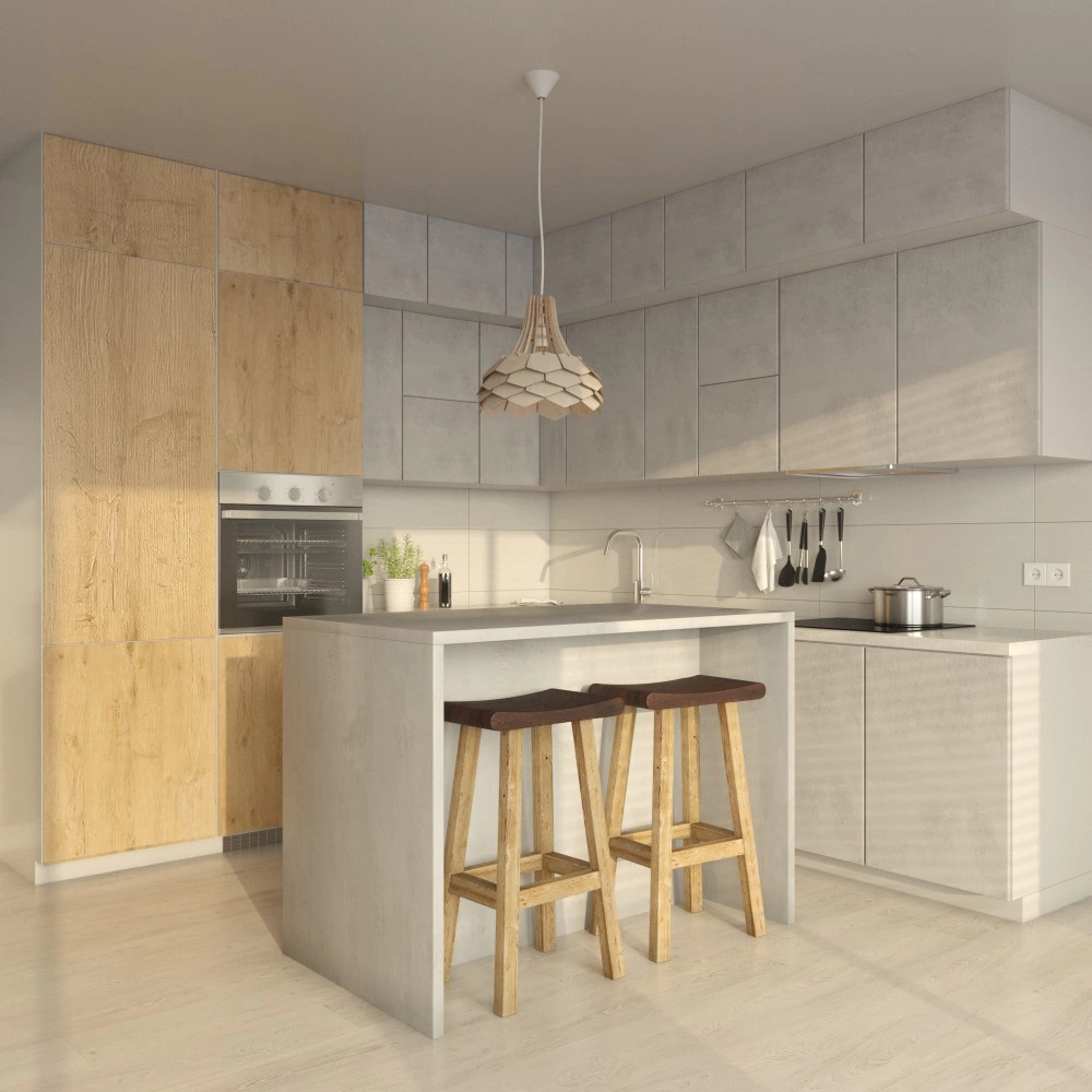 Светильник подвесной 1х40 Вт Е27 светлое дерево Melody Light Гименей