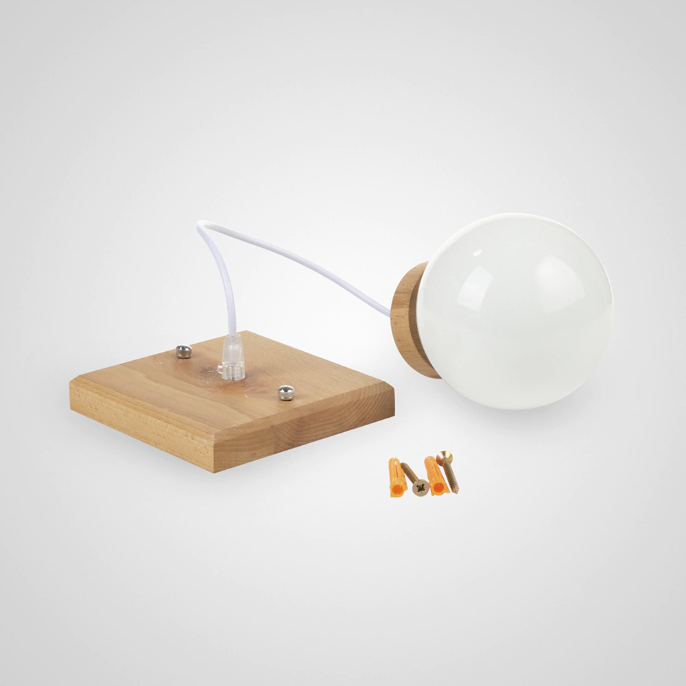 Светильник подвесной 1х40 Вт Е27 светлое дерево Melody Light Марселла