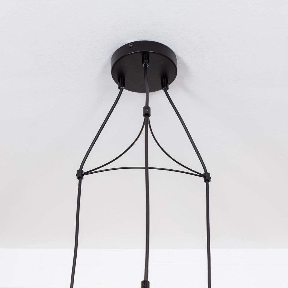 Светильник подвесной 3х60 Вт Е27 NEODECO Вэйр круг