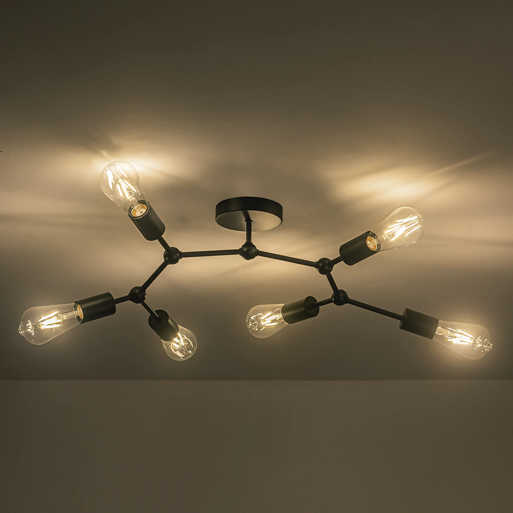 Люстра потолочная De Fran Рантин 6х60 Вт Е27