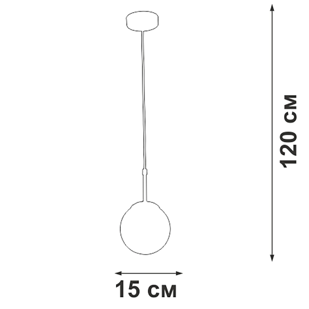 Светильник подвесной 1х40 Вт Е27 черный Vitaluce Шарк