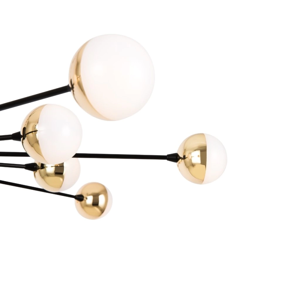 Люстра потолочная FREYA Селебрети 16х3 Вт G4 черный